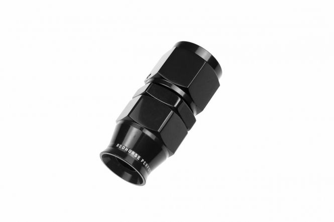 Hovedbilde -06 AN Straight PTFE reusable Hose End - Black