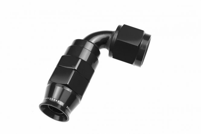 Hovedbilde -06 AN 90 Degree PTFE reusable Hose End - Black