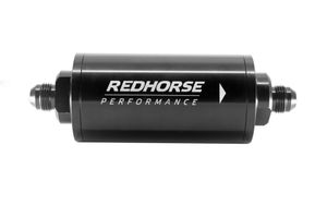 Hovedbilde 6" Cylindrical In-Line Race Fuel Filter  - 10 AN ...