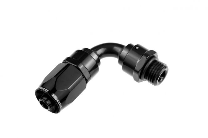 Hovedbilde -08 AN 90 degree hose end with -08 ORB male end - ...